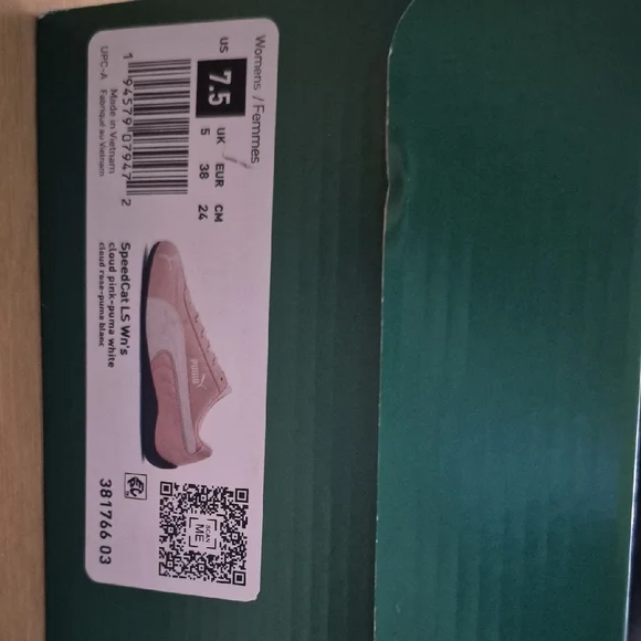 Puma Blush Pink and White Sneakers - Picture 2 of 4